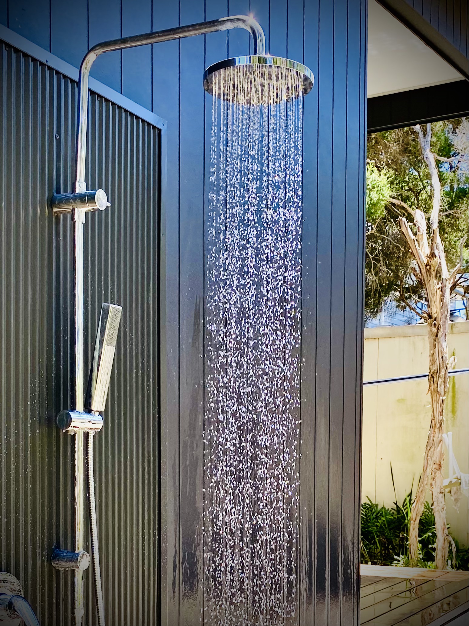 outdoor shower