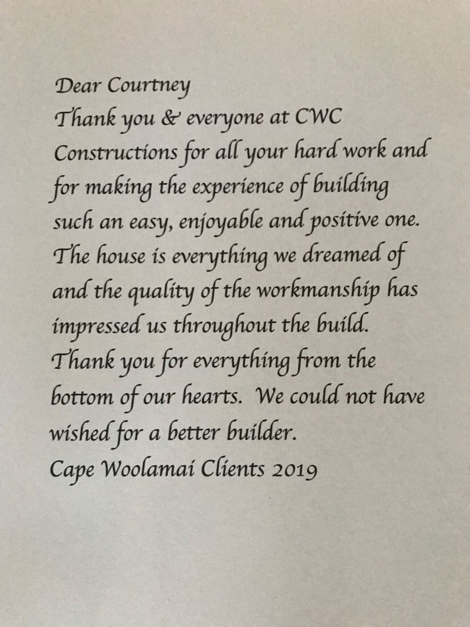 Thank you