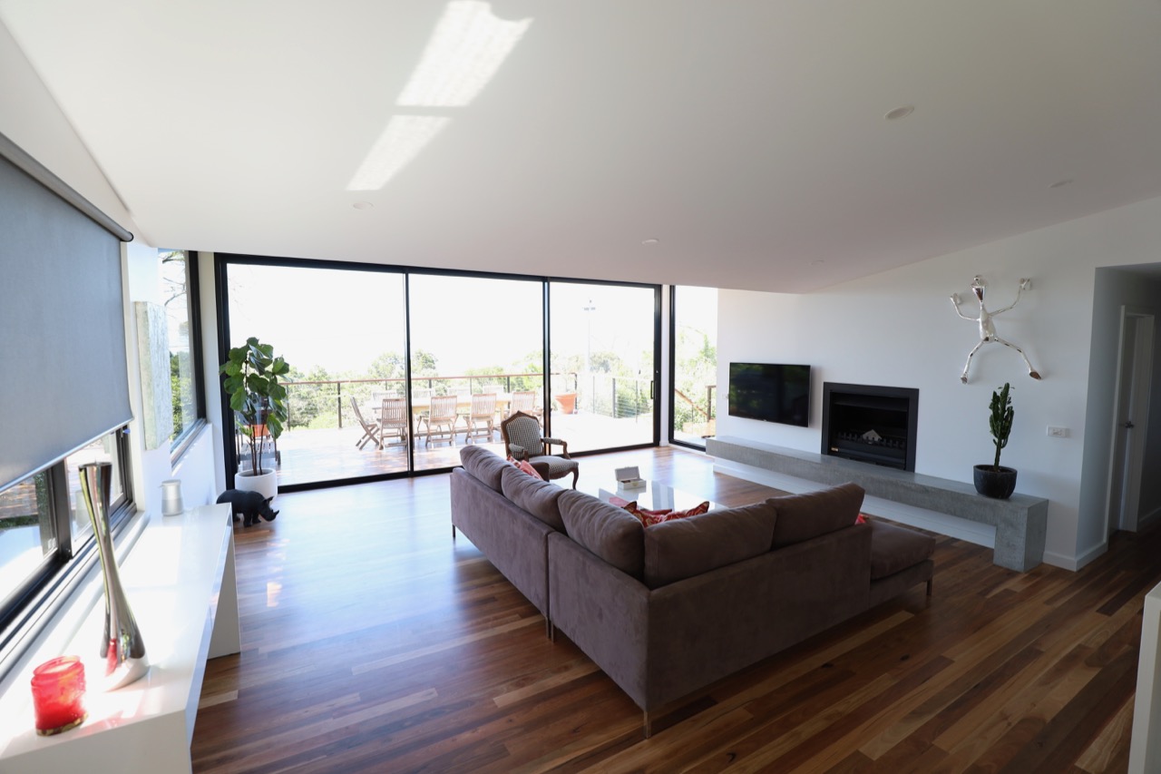 Living Room with Fireplace