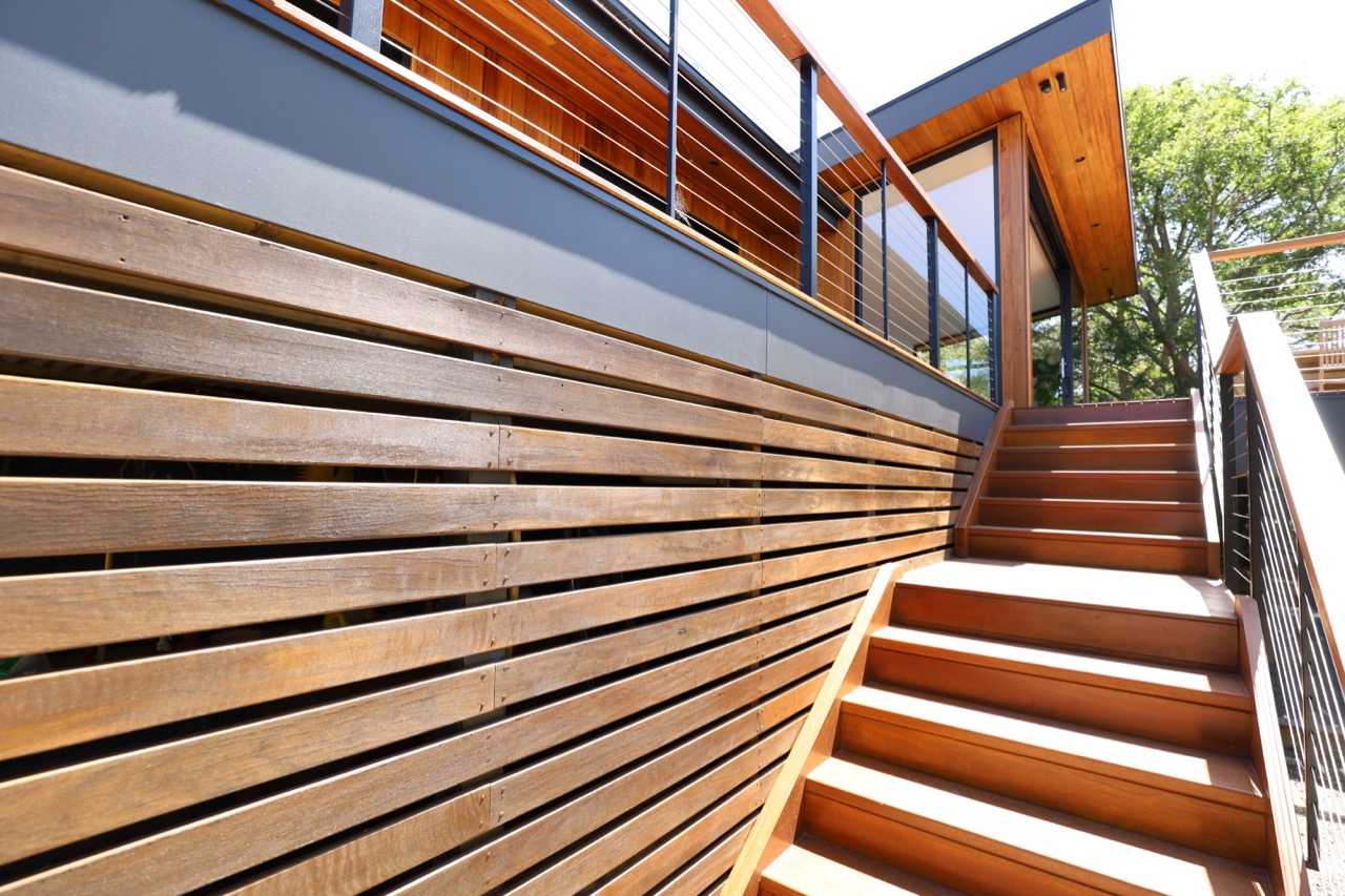 Along the deck
